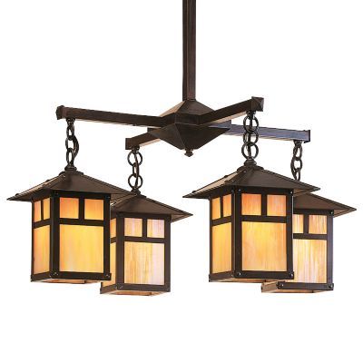 Evergreen Chandelier by Arroyo Craftsman - Starlight Lighting USA and Canada